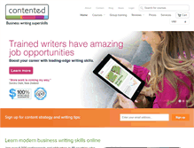 Tablet Screenshot of contented.com